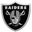 Las Vegas Raiders Large Hitch Cover Class II and Class III Metal Plugs